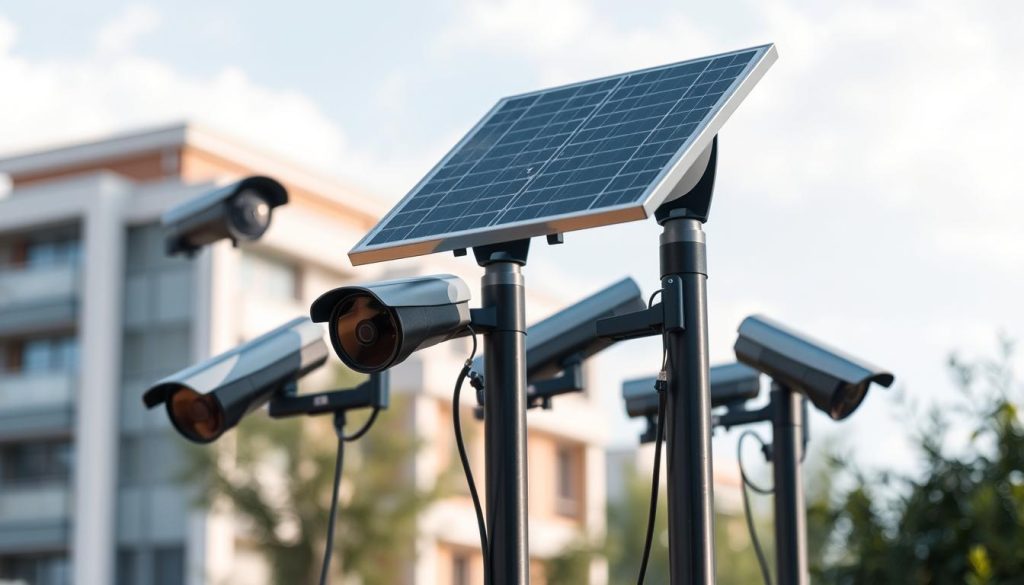 solar-powered security cameras