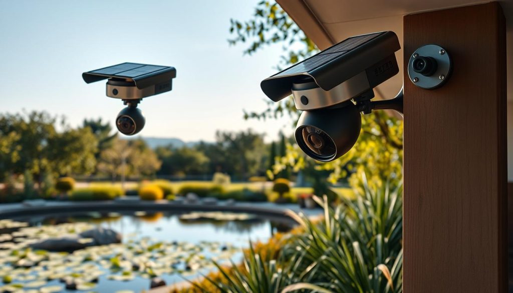 solar-powered security cameras