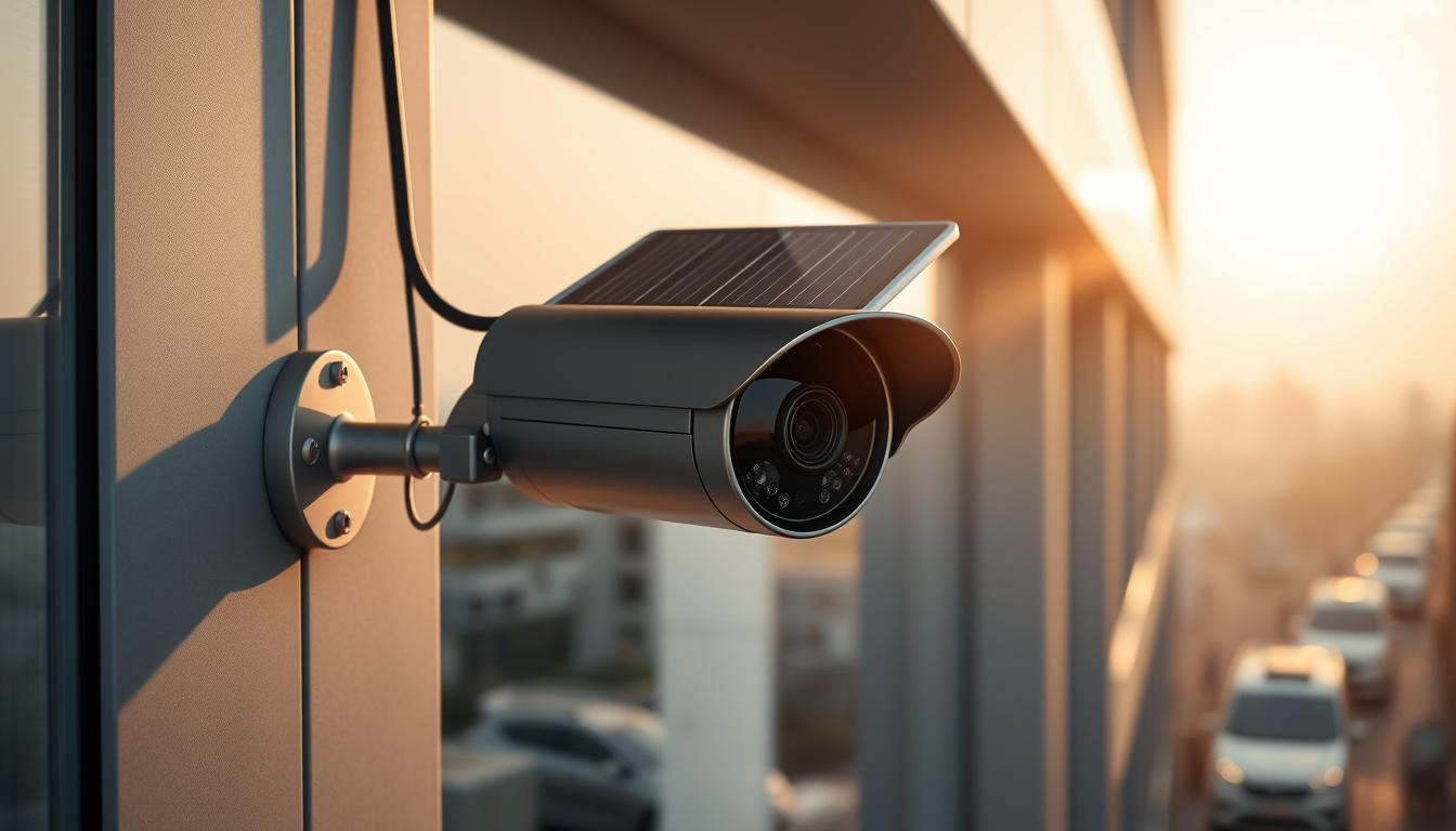 solar-powered security