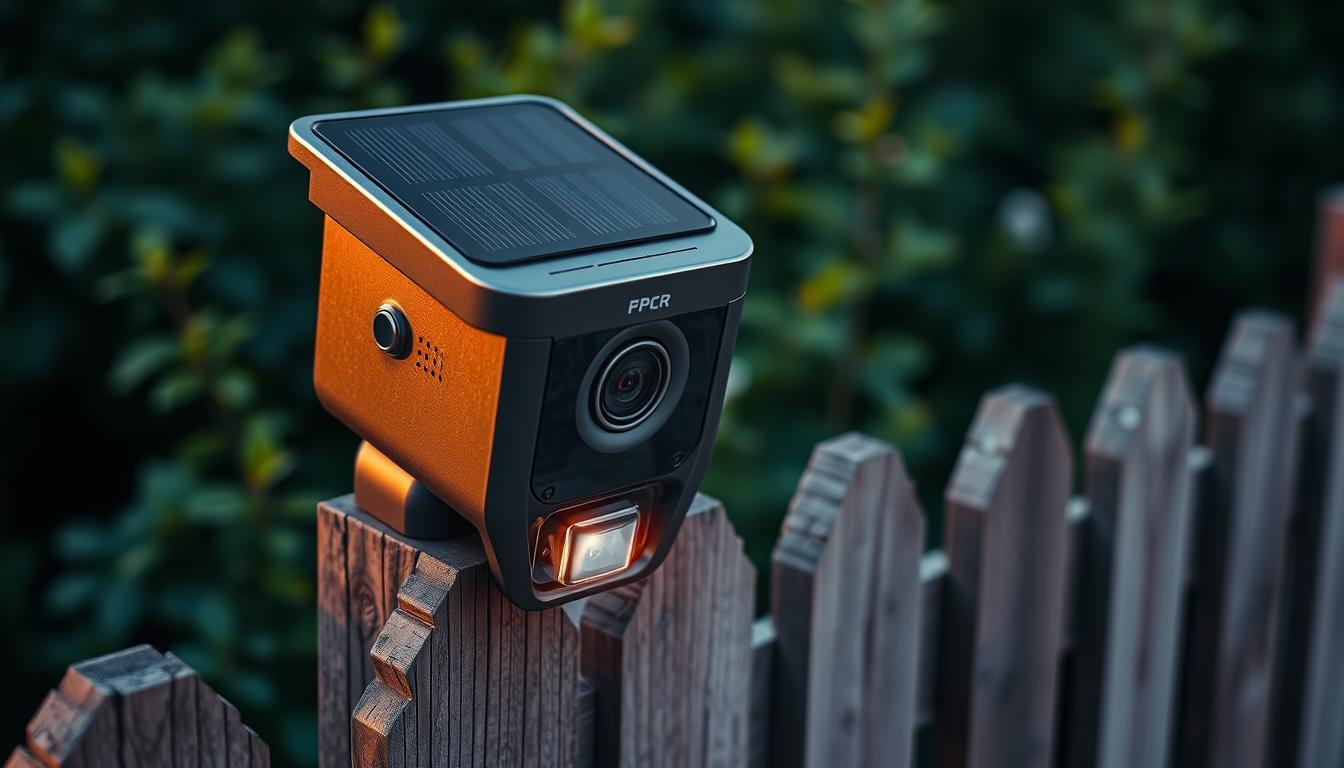 solar security camera with motion sensor