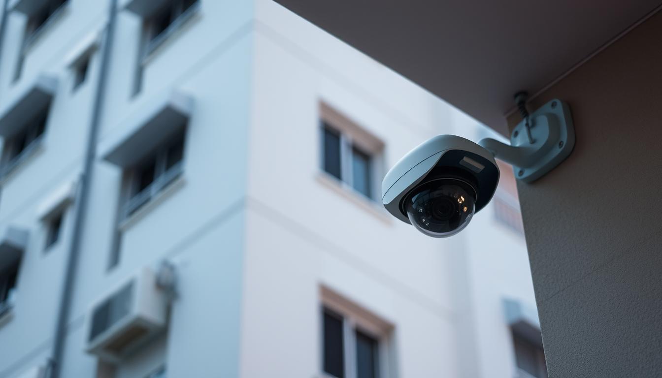 CCTV camera outside HDB flat