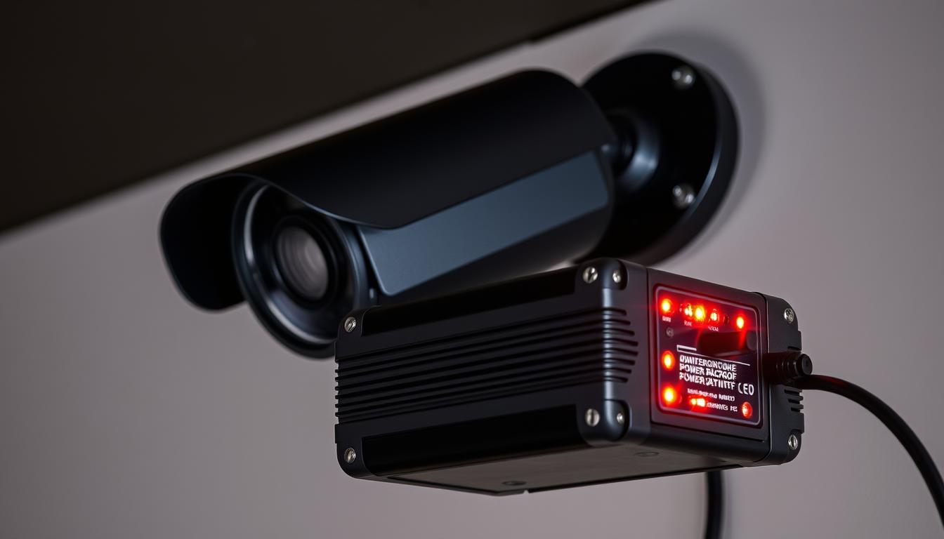 CCTV security camera power backup