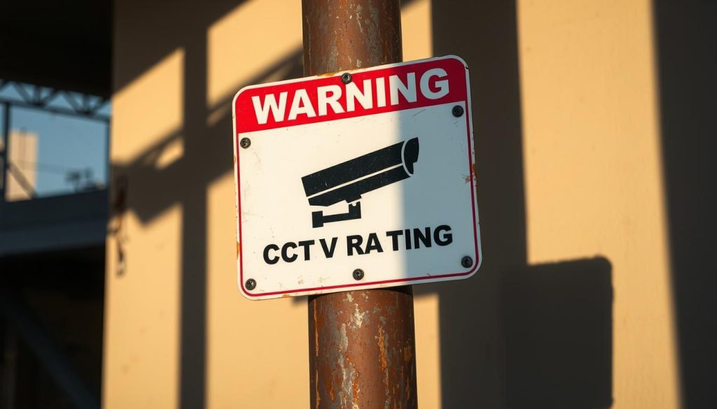 CCTV warning signs
