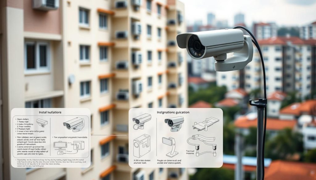 HDB temporary CCTV installation guidelines