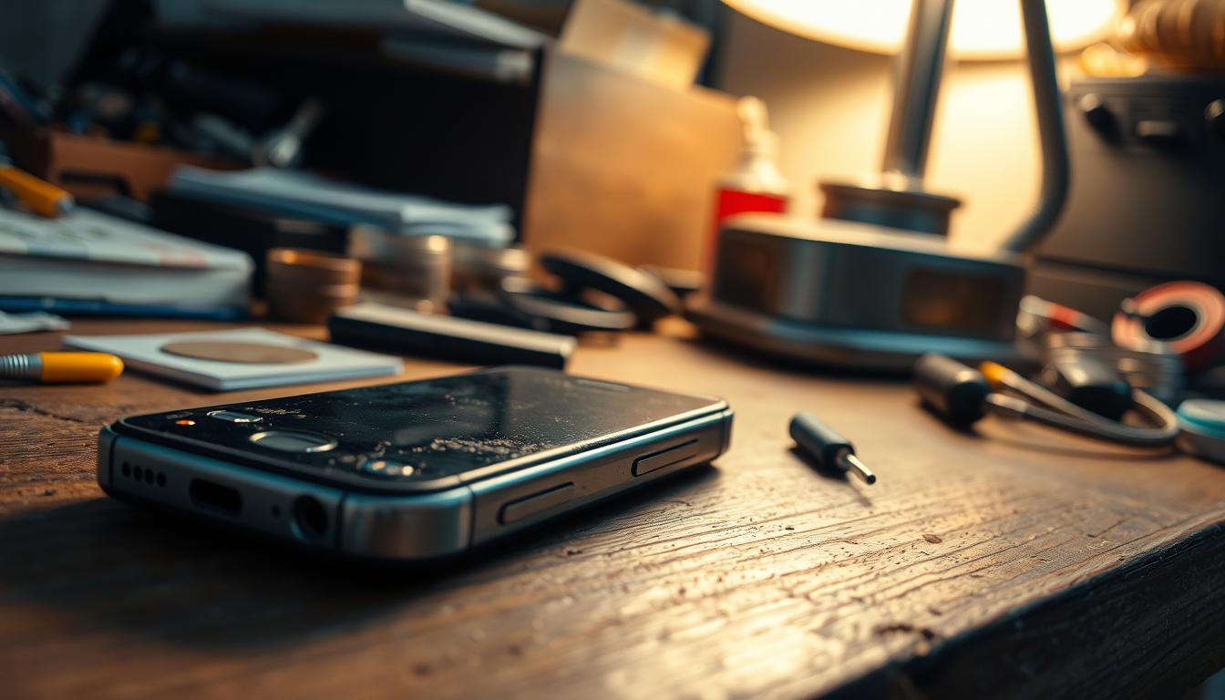 Old smartphone as a security camera