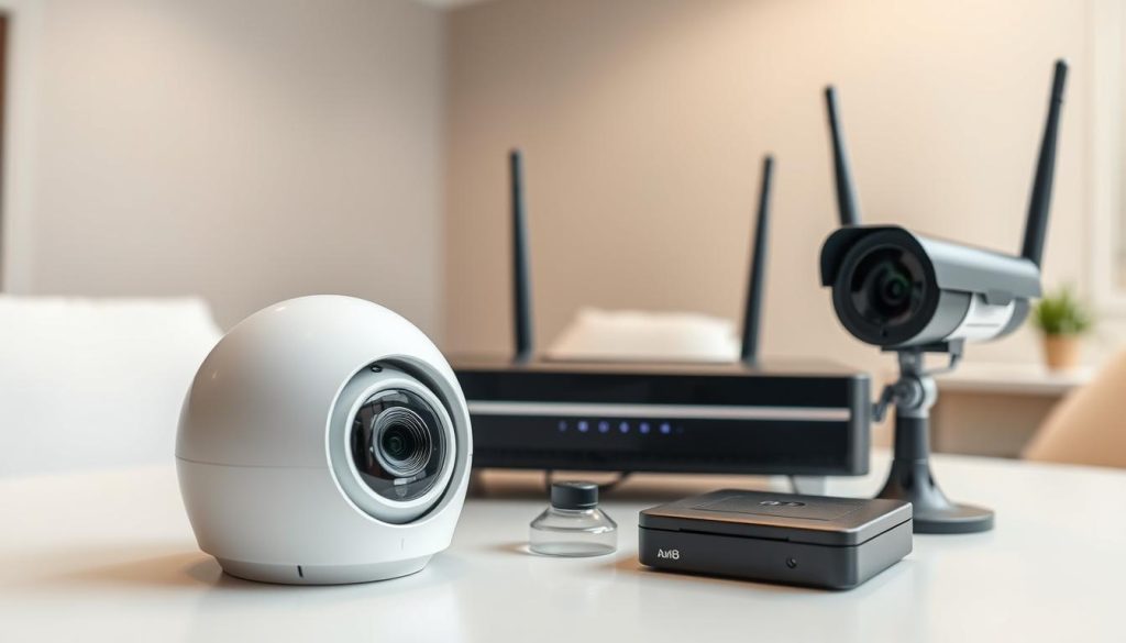 choosing security cameras for home needs
