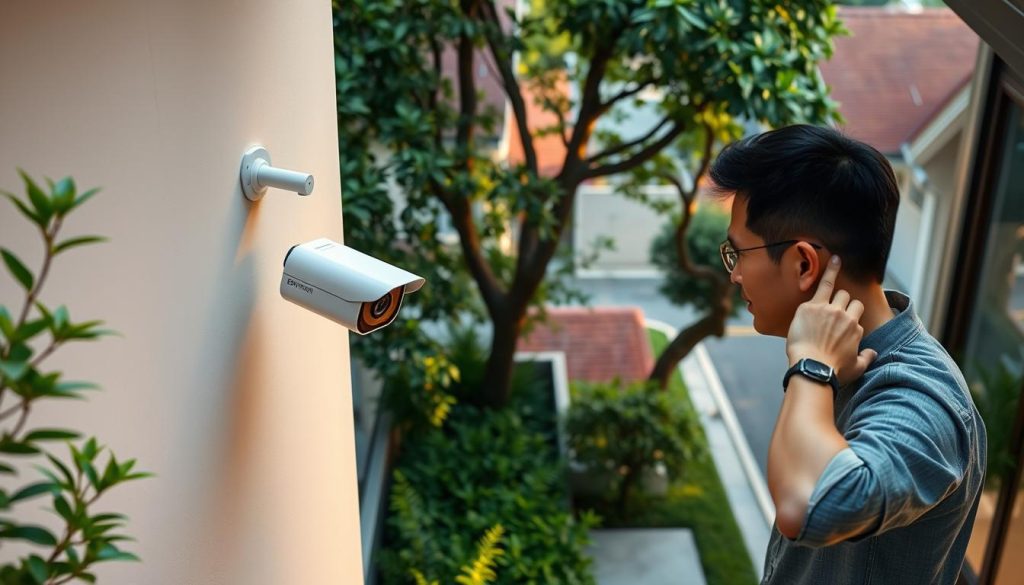 Singapore home security camera installation