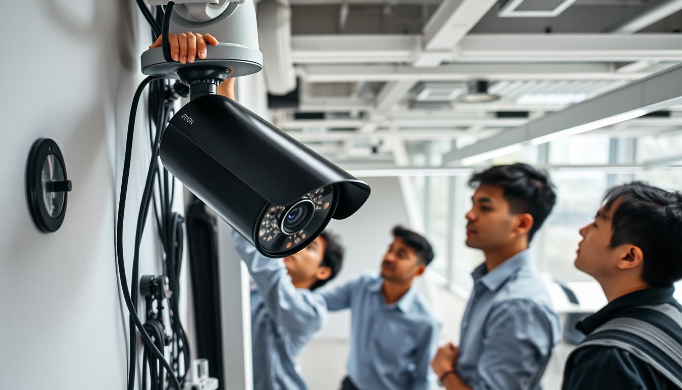 commercial security camera system installation