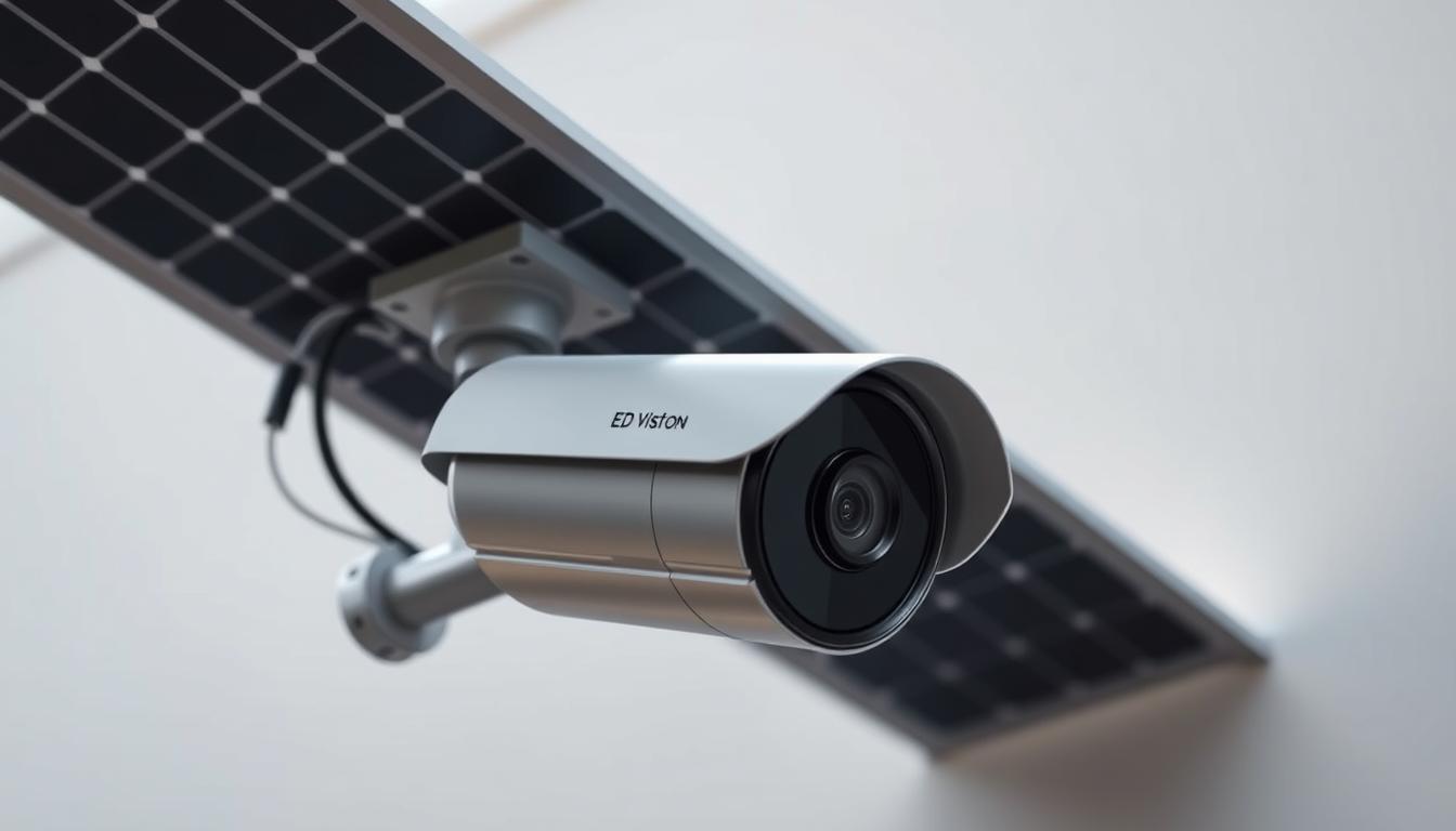 commercial solar powered security camera