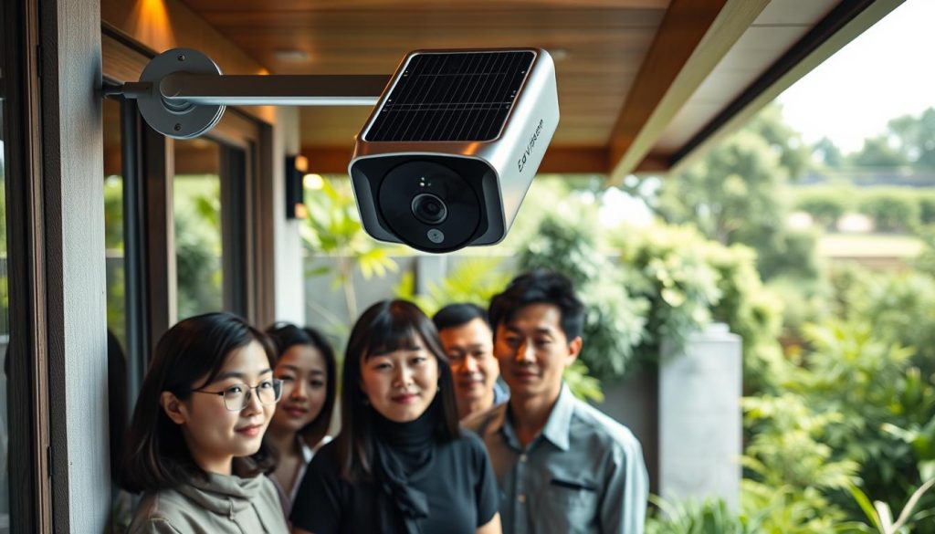 leading solar security camera brands Singapore