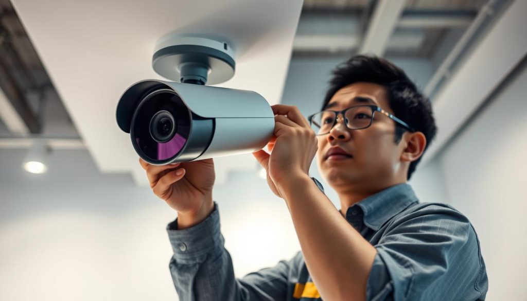 professional surveillance installation