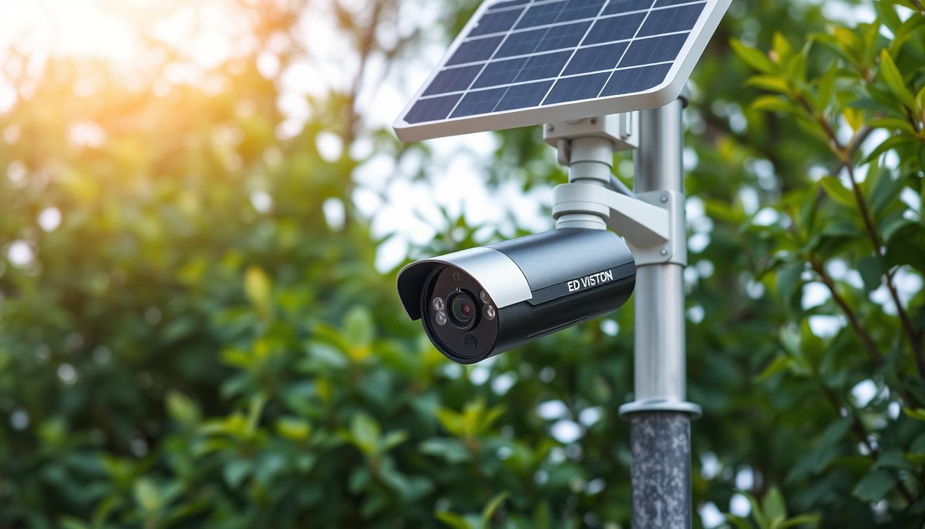 solar powered outdoor security camera system