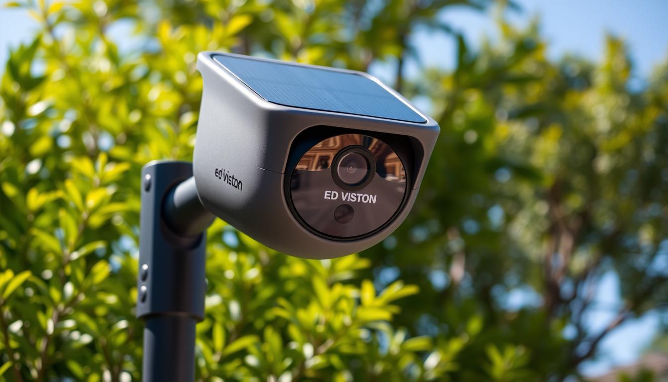 solar-powered outdoor security camera