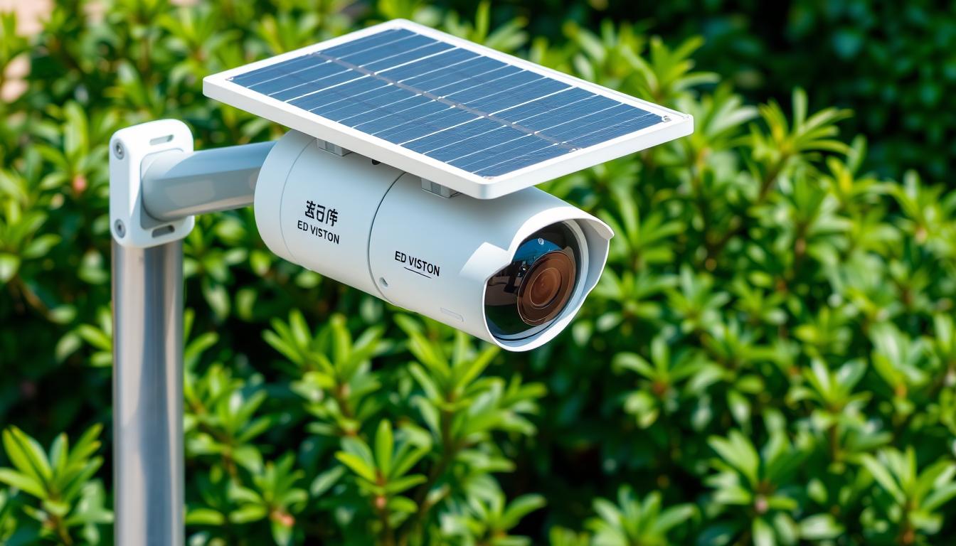solar powered security camera