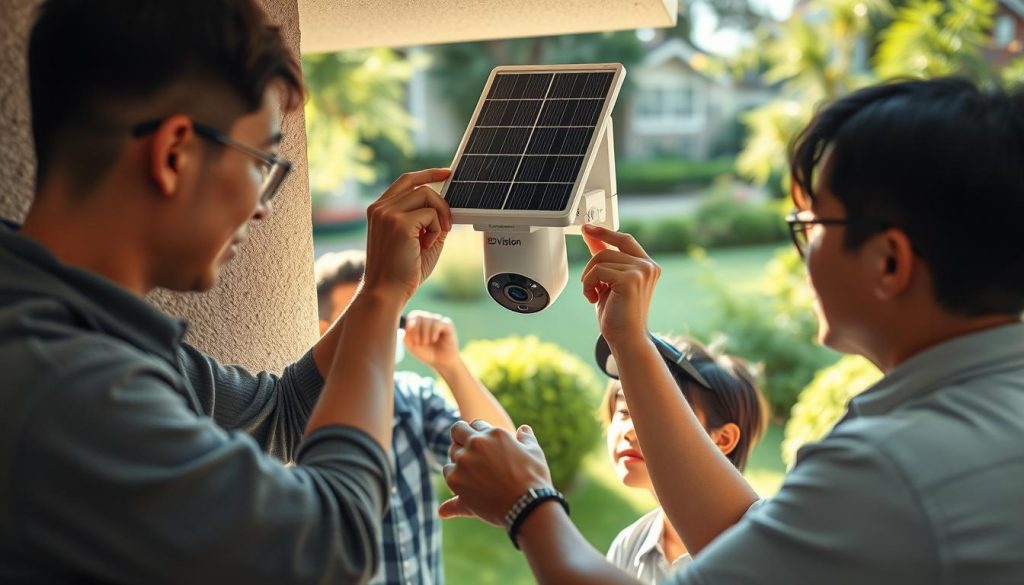 solar security camera installation best practices