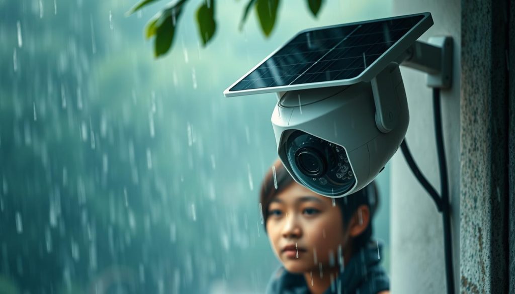 solar security camera monsoon performance