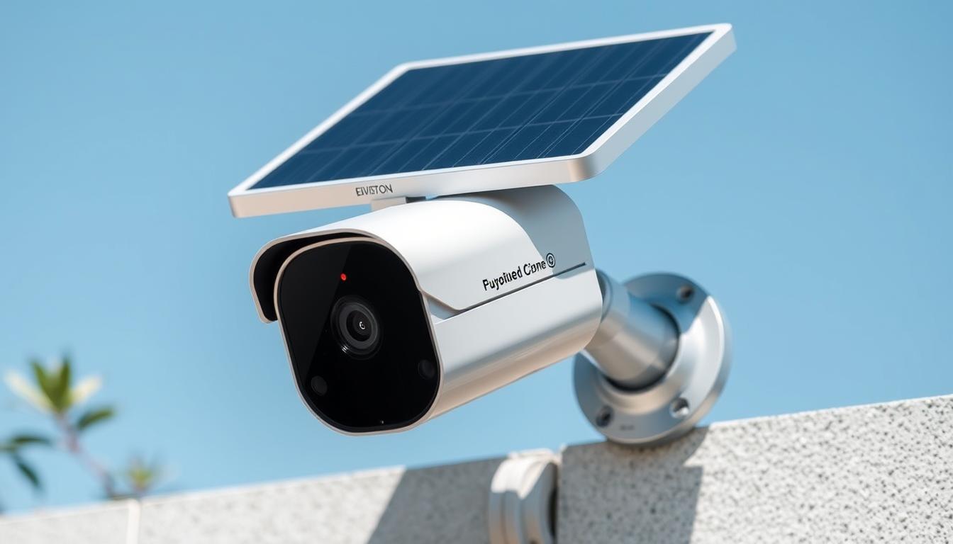 solar security camera with motion sensor