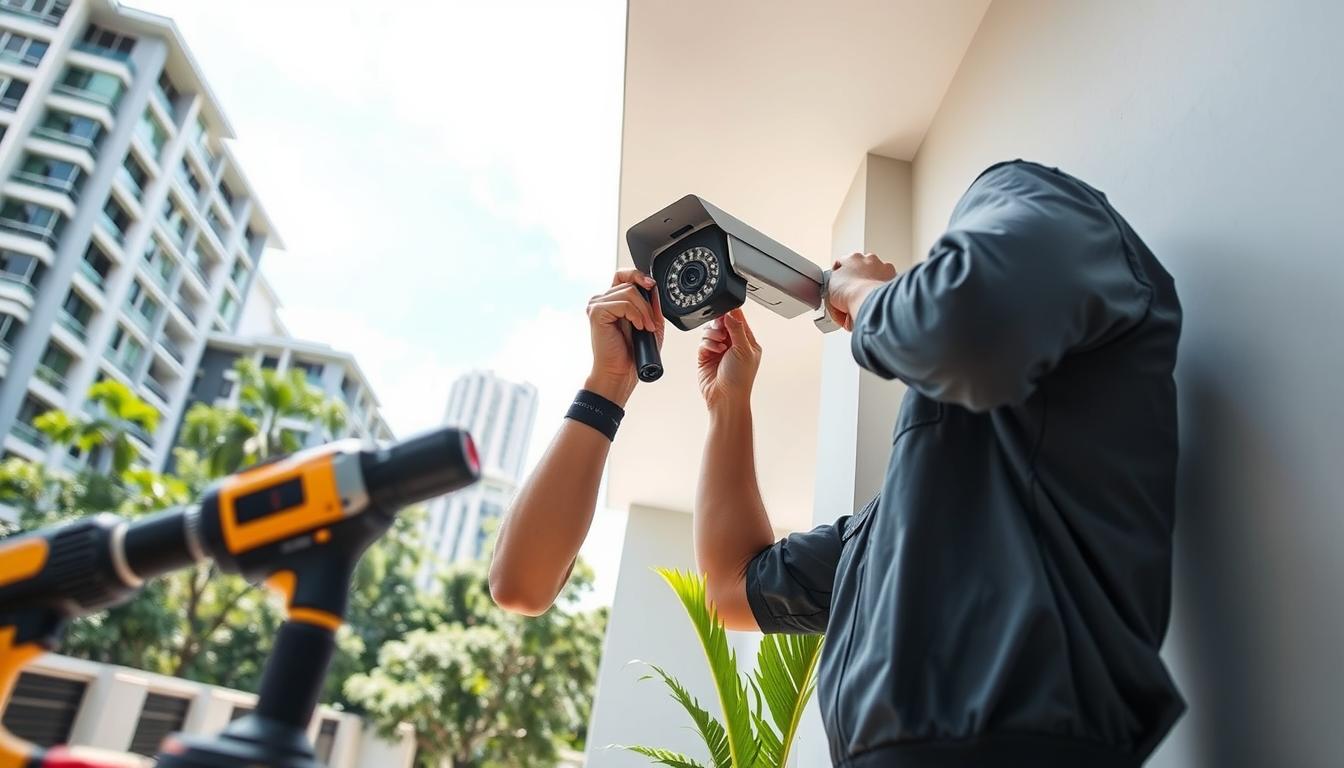 CCTV camera installation