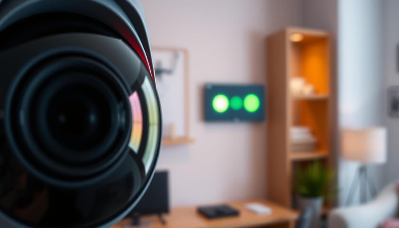 CCTV camera recording status indicators