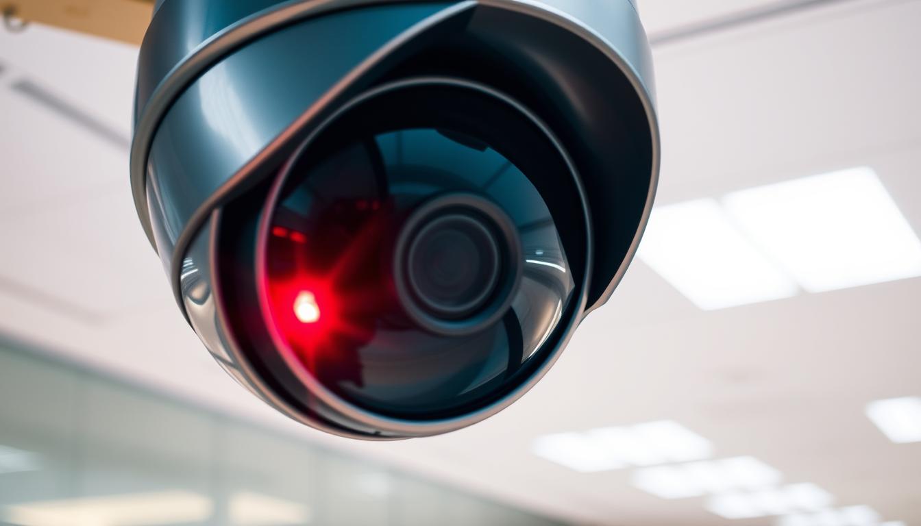 CCTV camera recording status