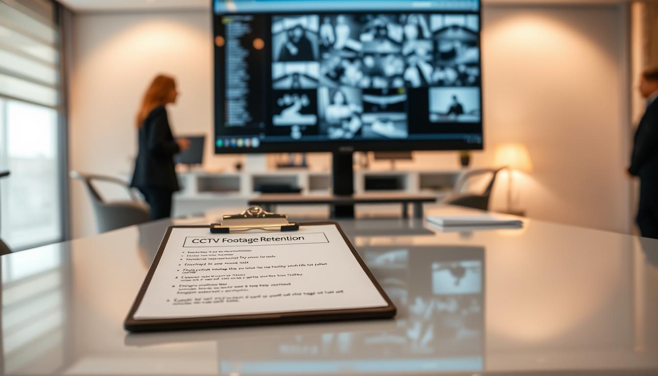 CCTV footage retention guidelines