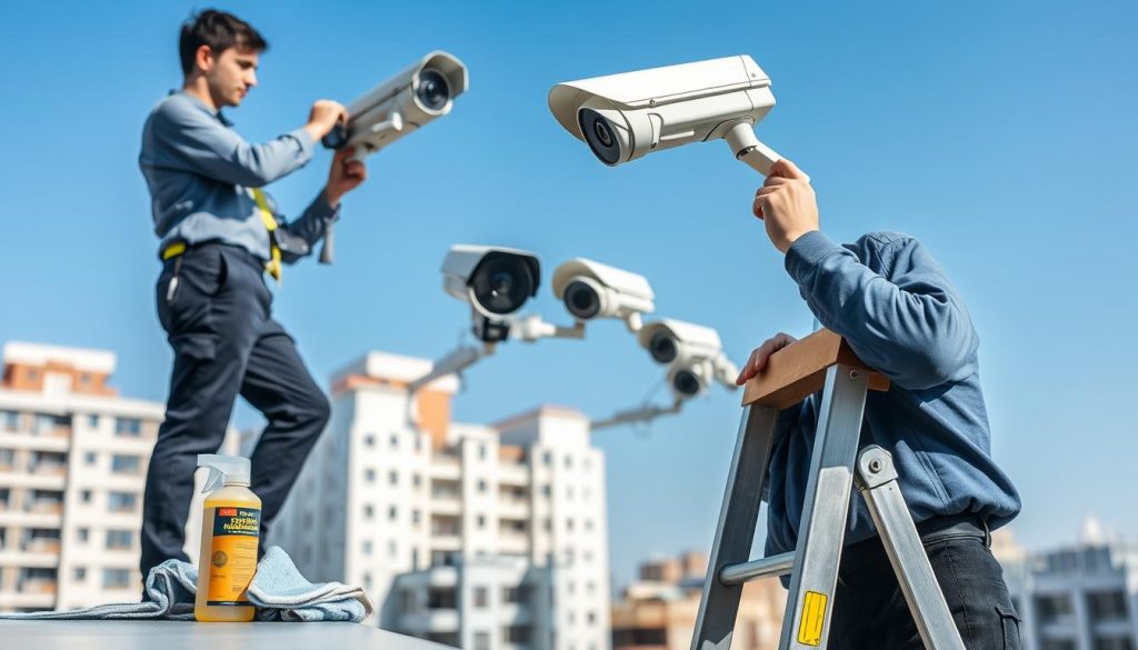 CCTV maintenance routine