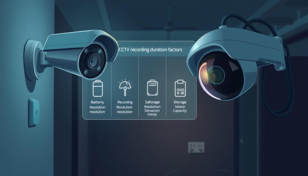 CCTV recording duration factors