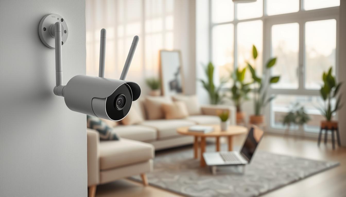 Home security camera setup
