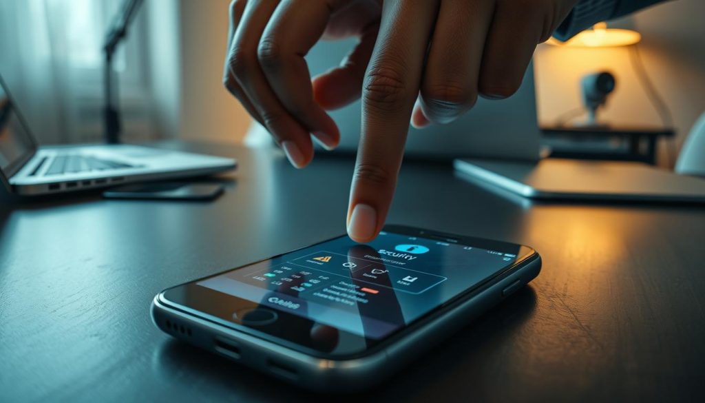 monitoring background activity phone security