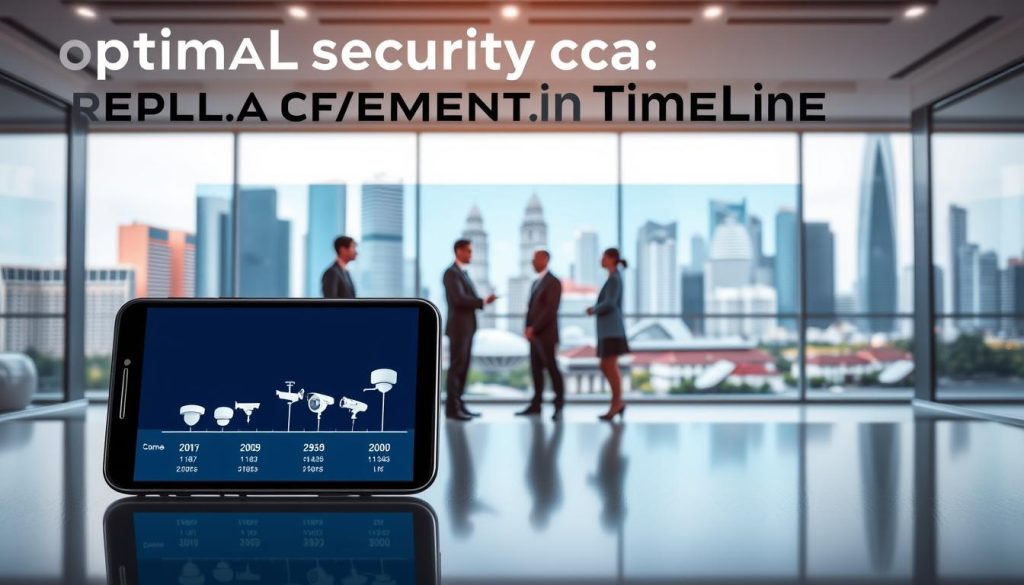 optimal security camera replacement timeline