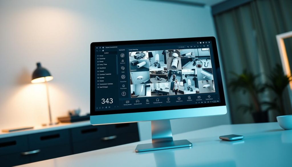 security camera software interface