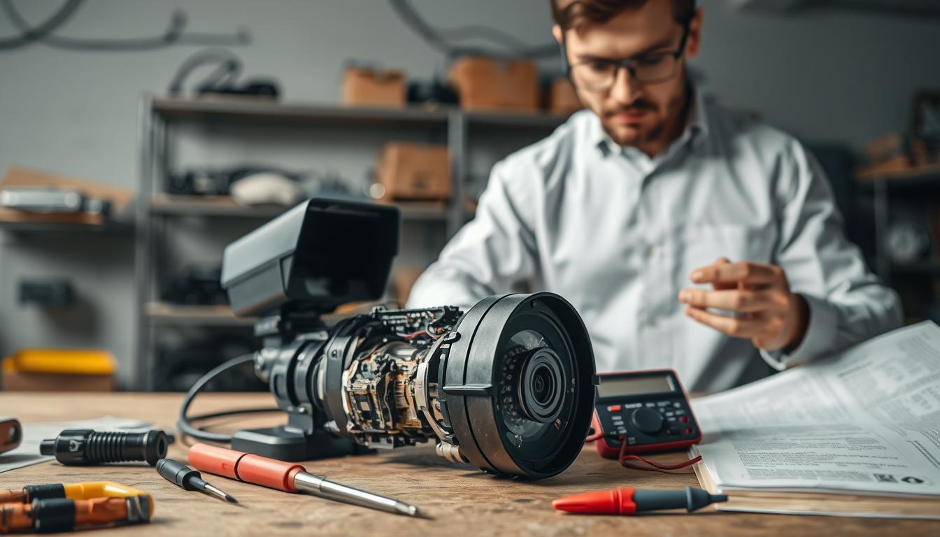 CCTV camera repair assessment