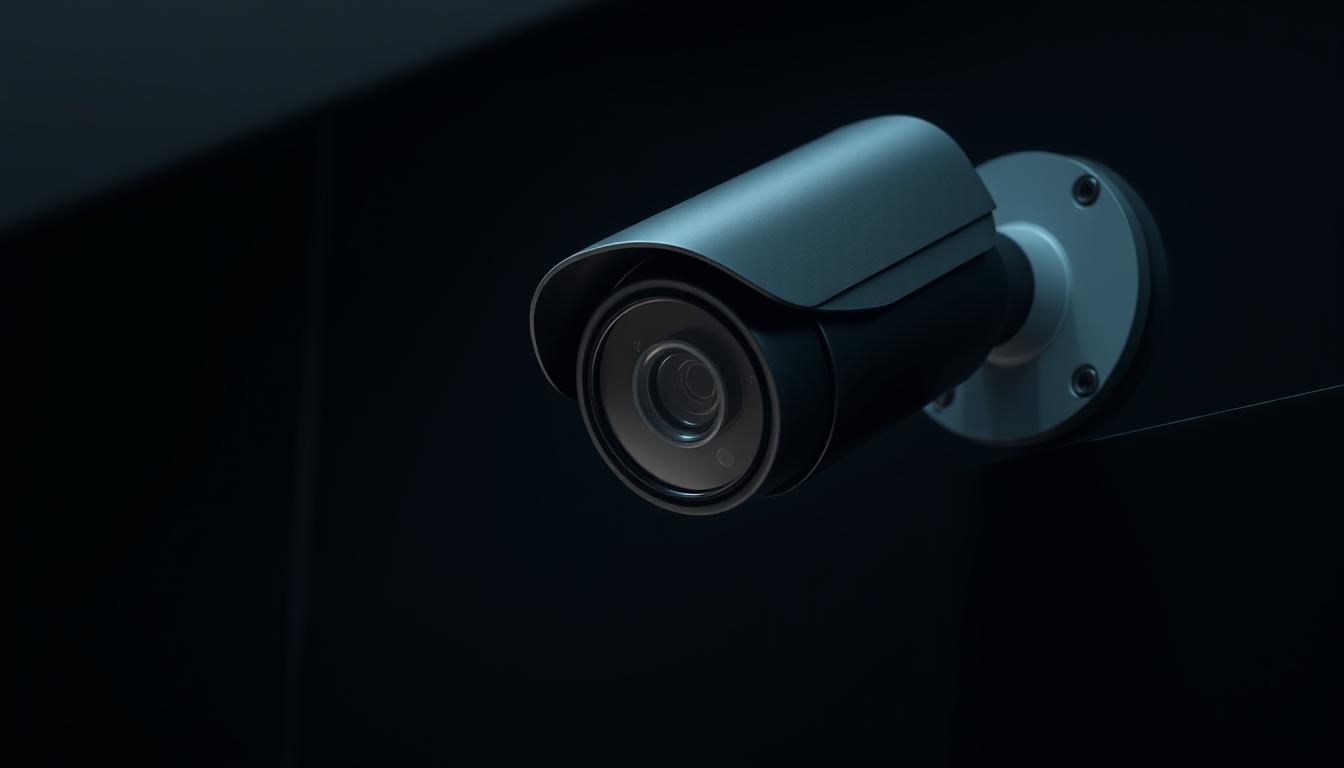 CCTV camera without visible red light indicator
