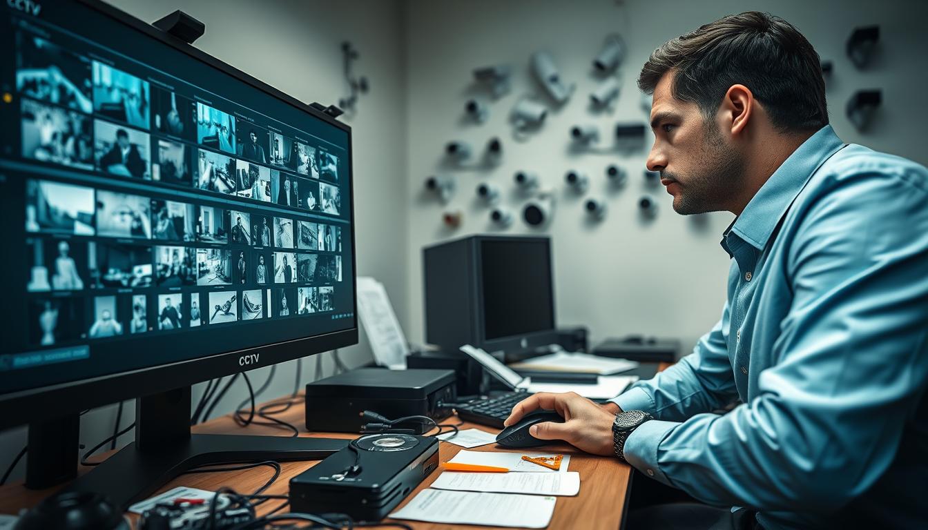 CCTV footage recovery process