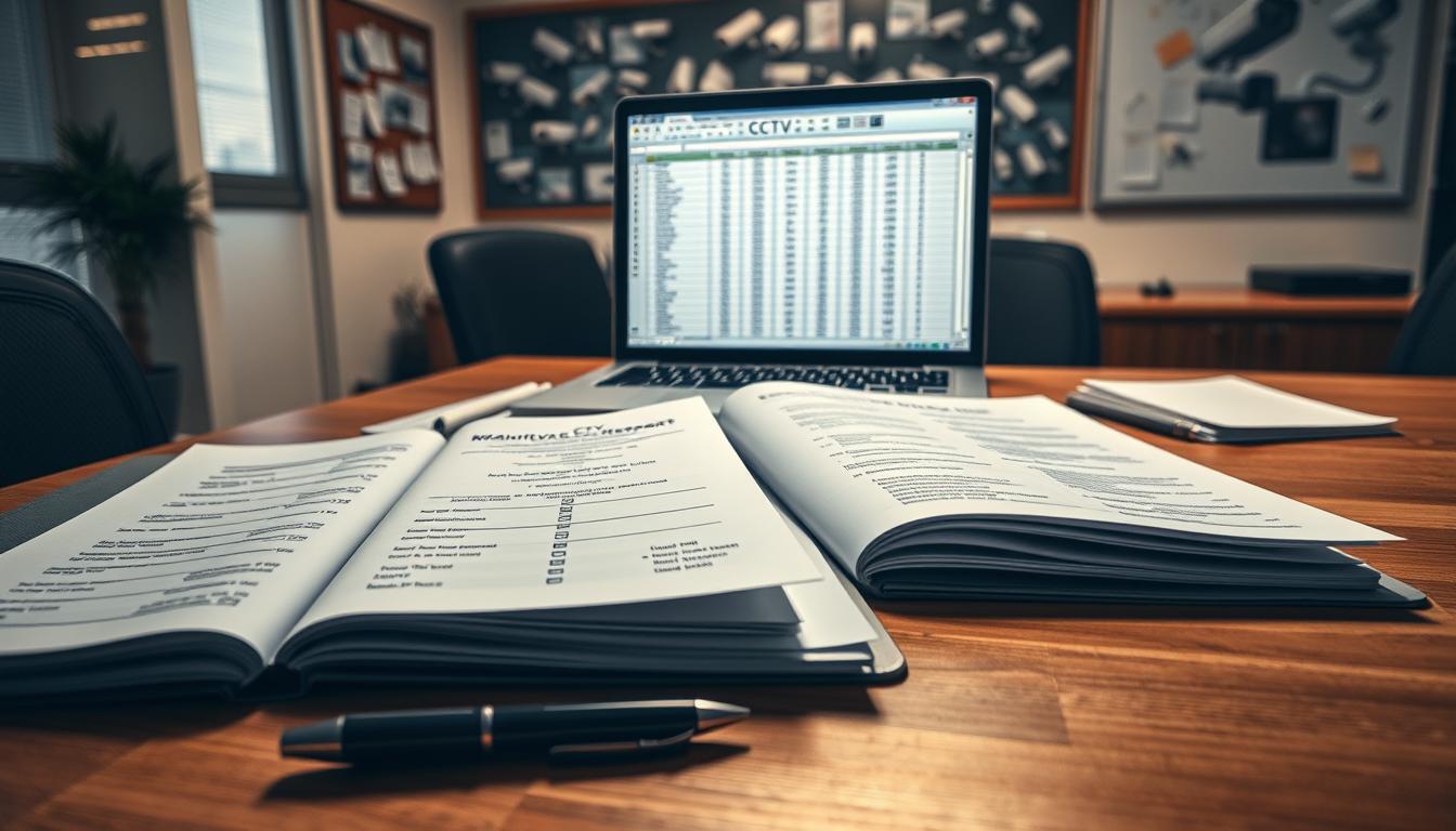 cctv maintenance report documentation