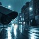 cctv surveillance in rain