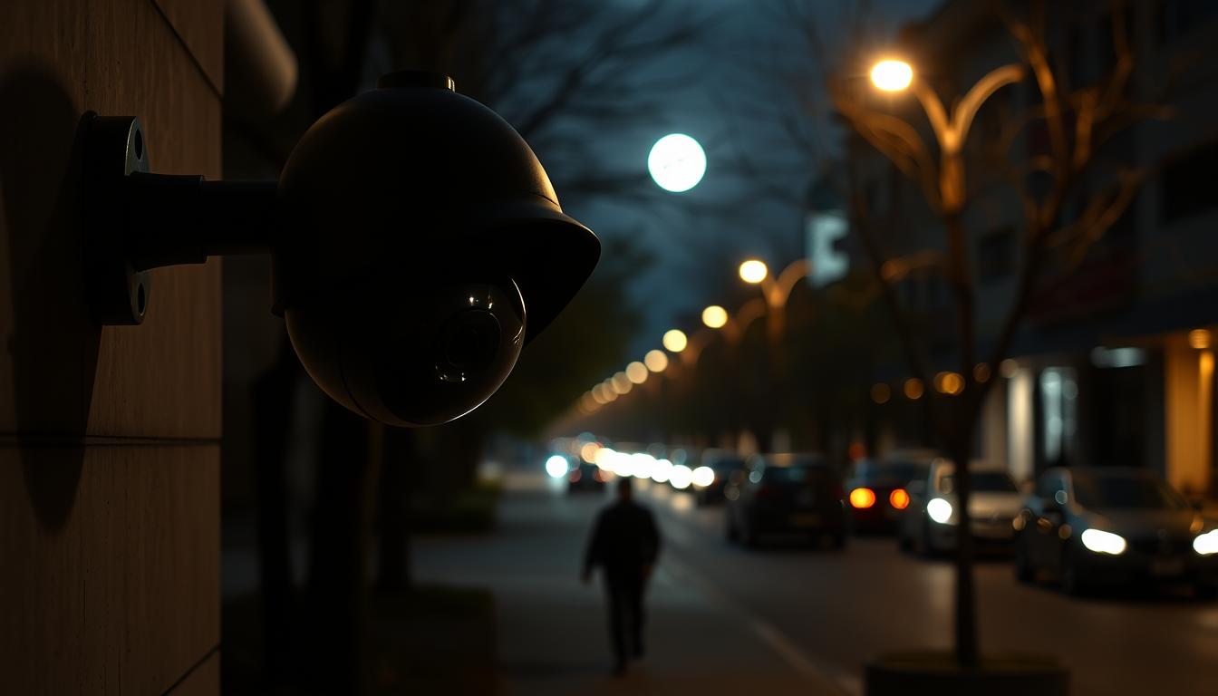 night vision security camera surveillance