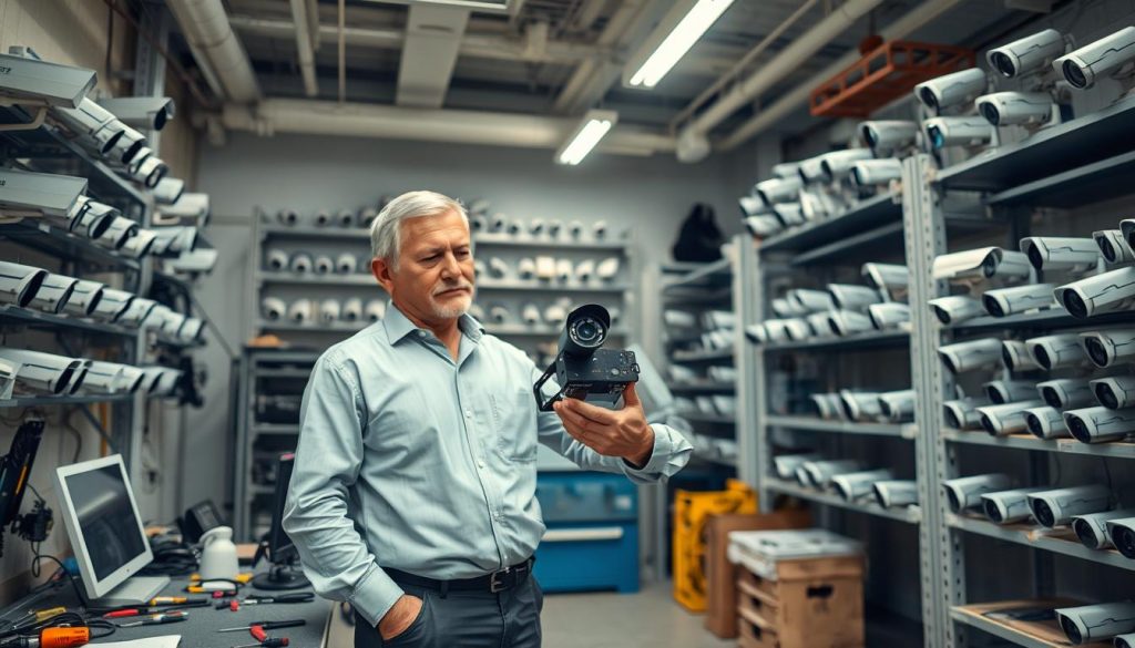 professional cctv technician