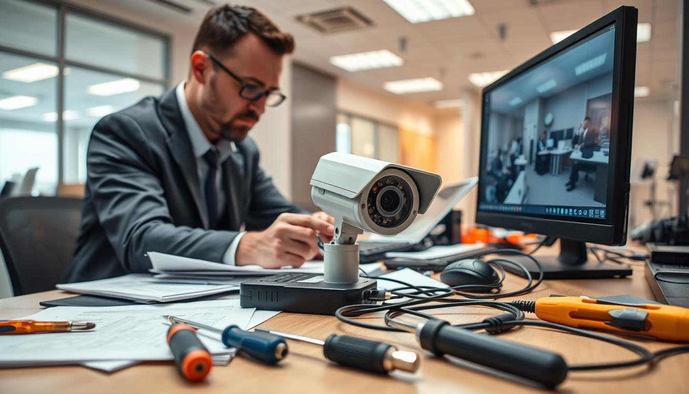 troubleshoot CCTV camera