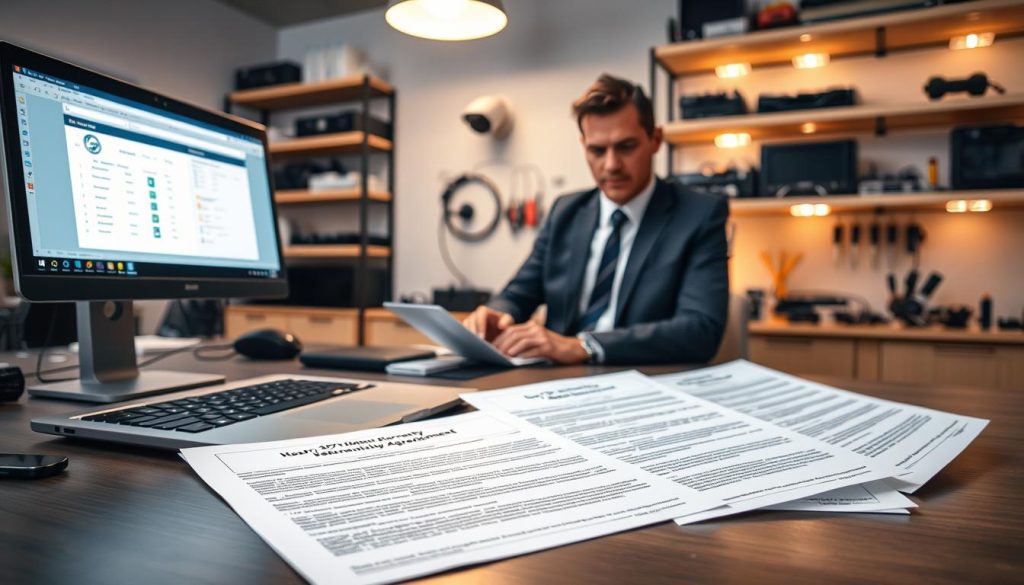 warranty and service agreements for CCTV systems