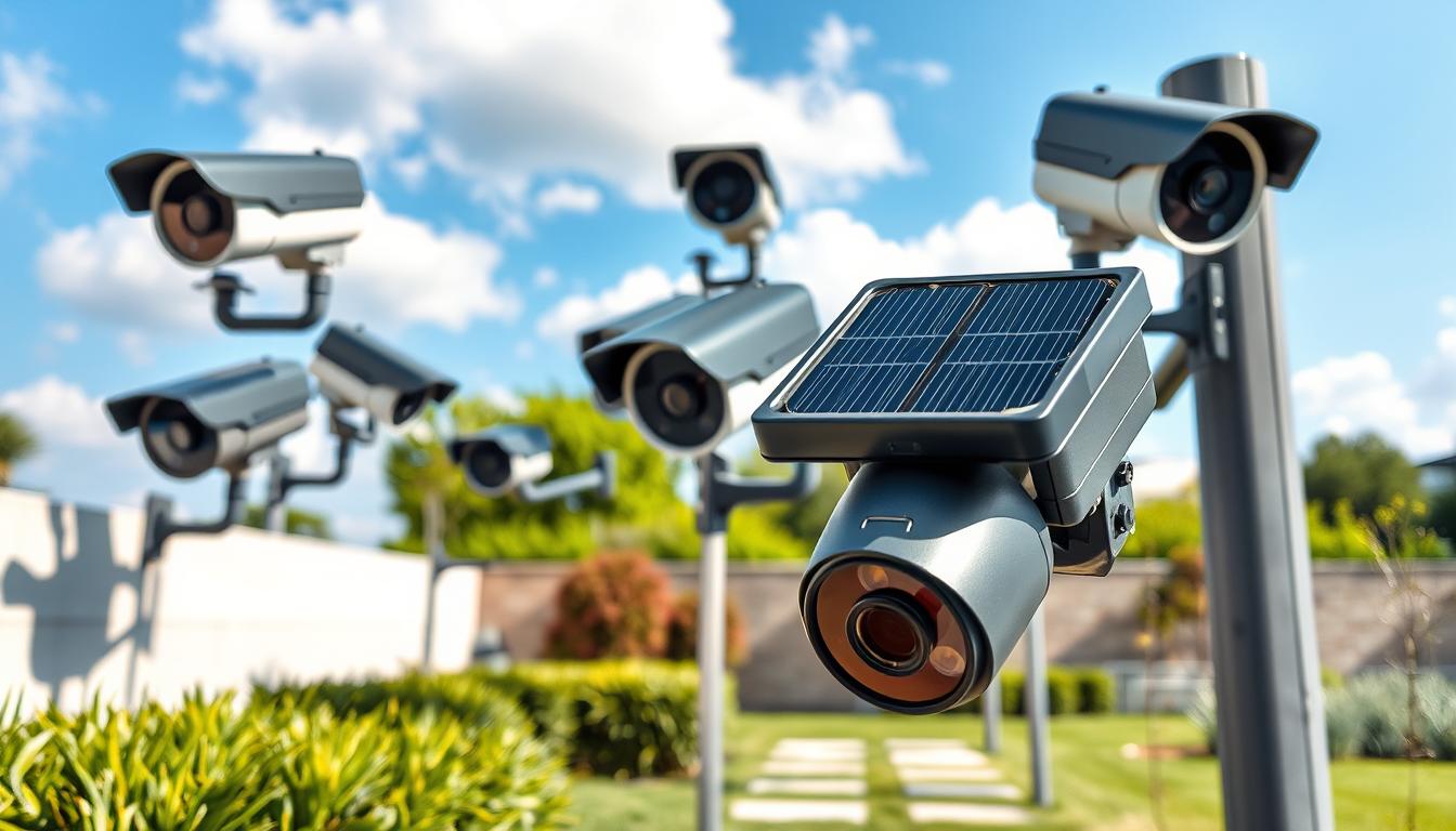 fake solar security cameras outdoor