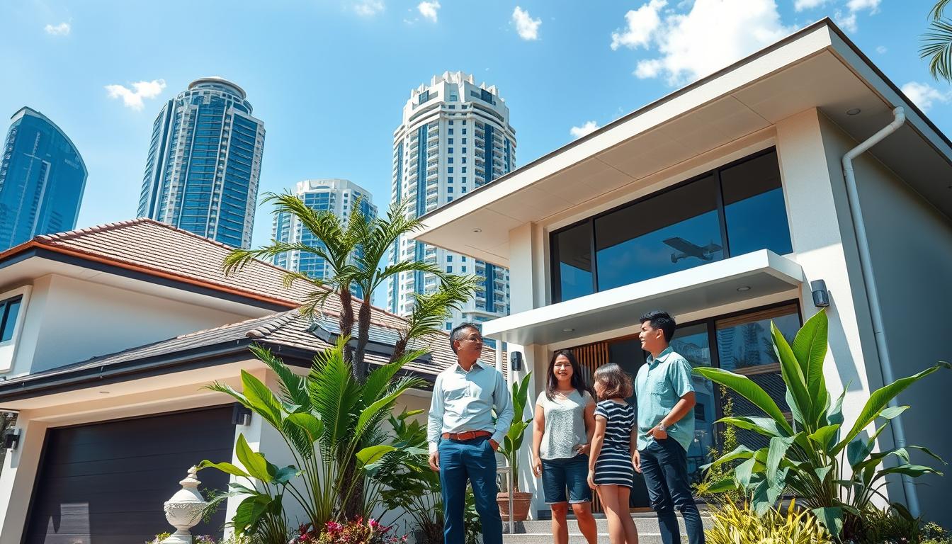 solar-powered home security setup in Singapore