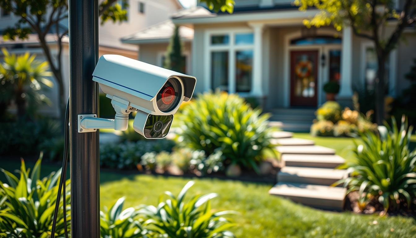 solar-powered outdoor surveillance system