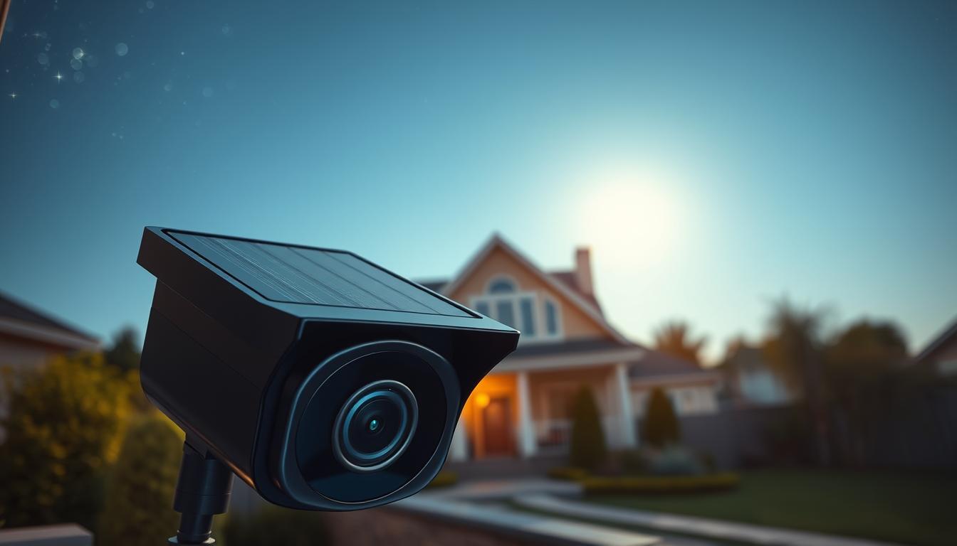 solar powered security camera with night vision