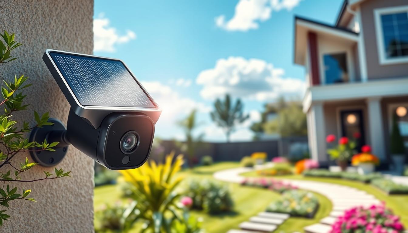 solar-powered wifi outdoor security camera