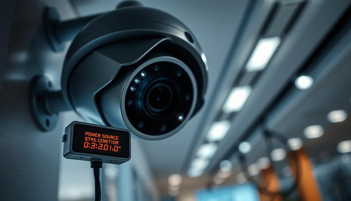 CCTV camera power and operation