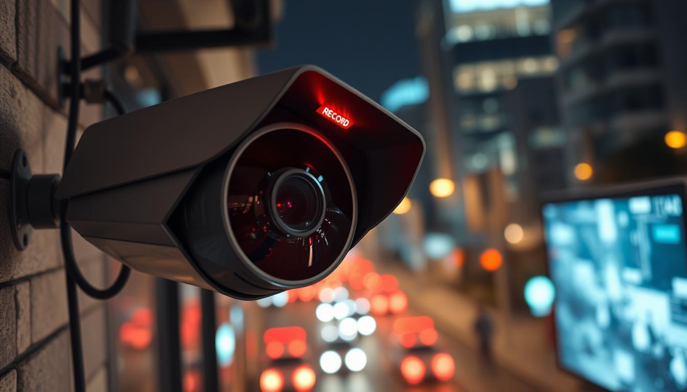 CCTV camera recording status