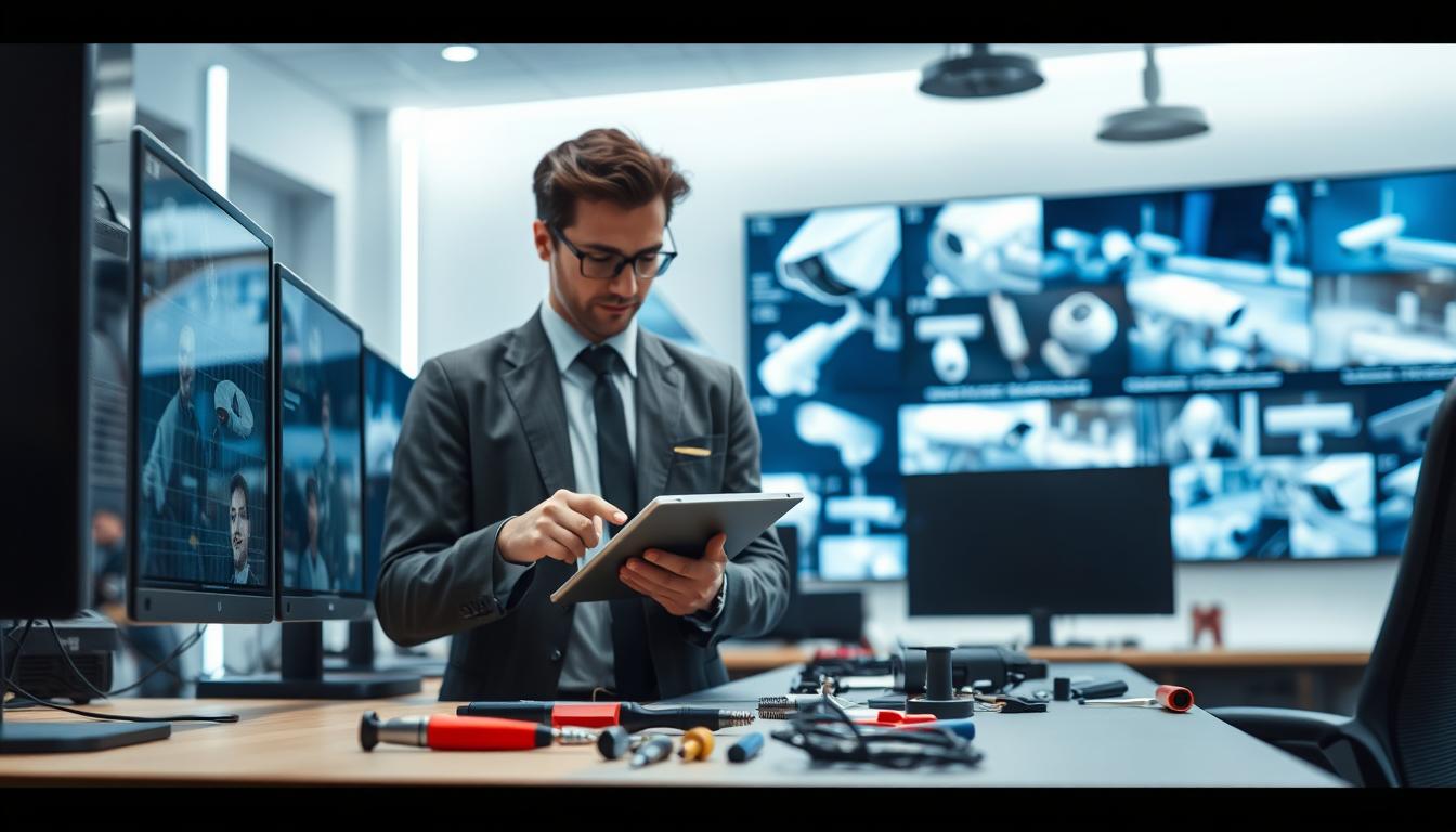 CCTV system maintenance