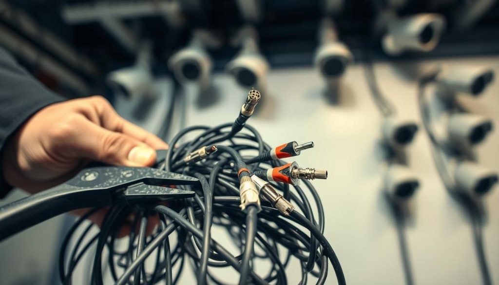 cctv cabling wiring connection faults cctv cabling wiring connection faults