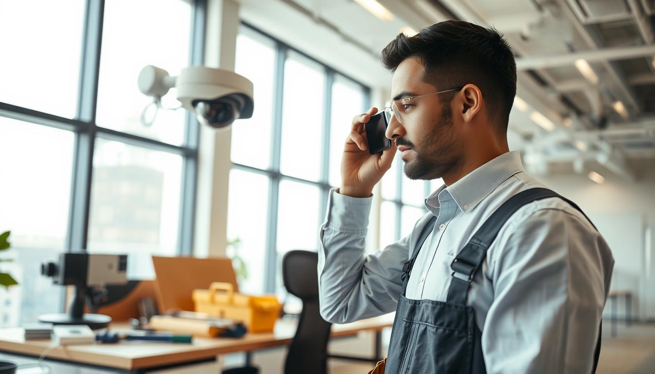 professional cctv maintenance check